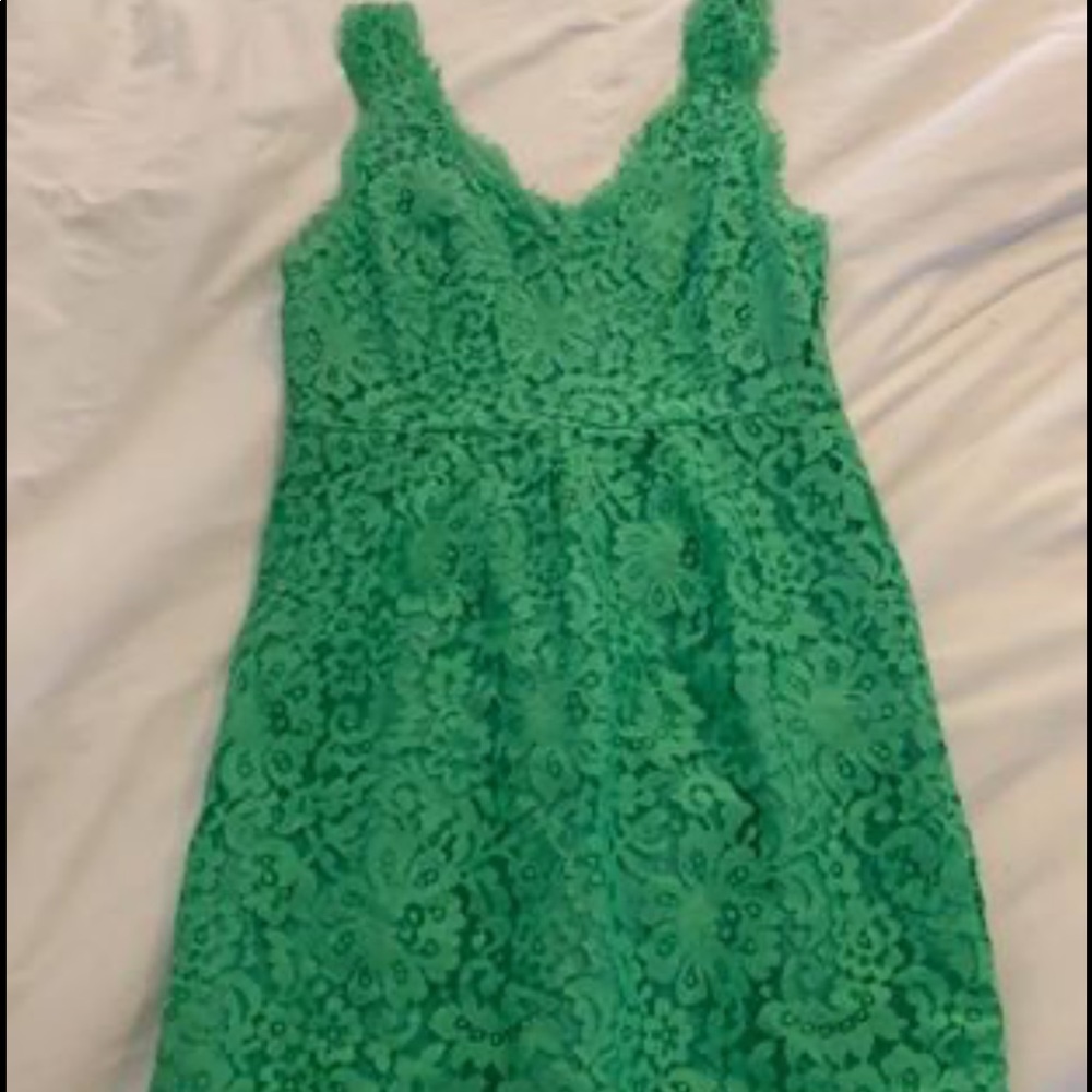 Josie green lace dress